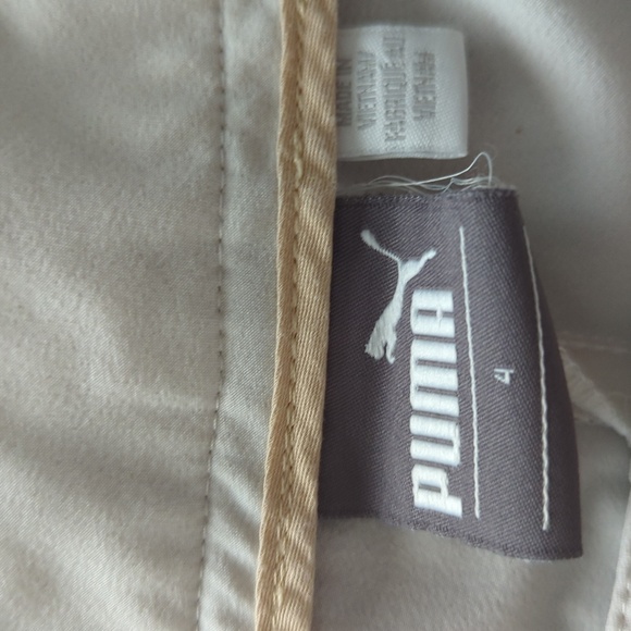 Puma Women's Cream Golf Shorts - Picture 2 of 7